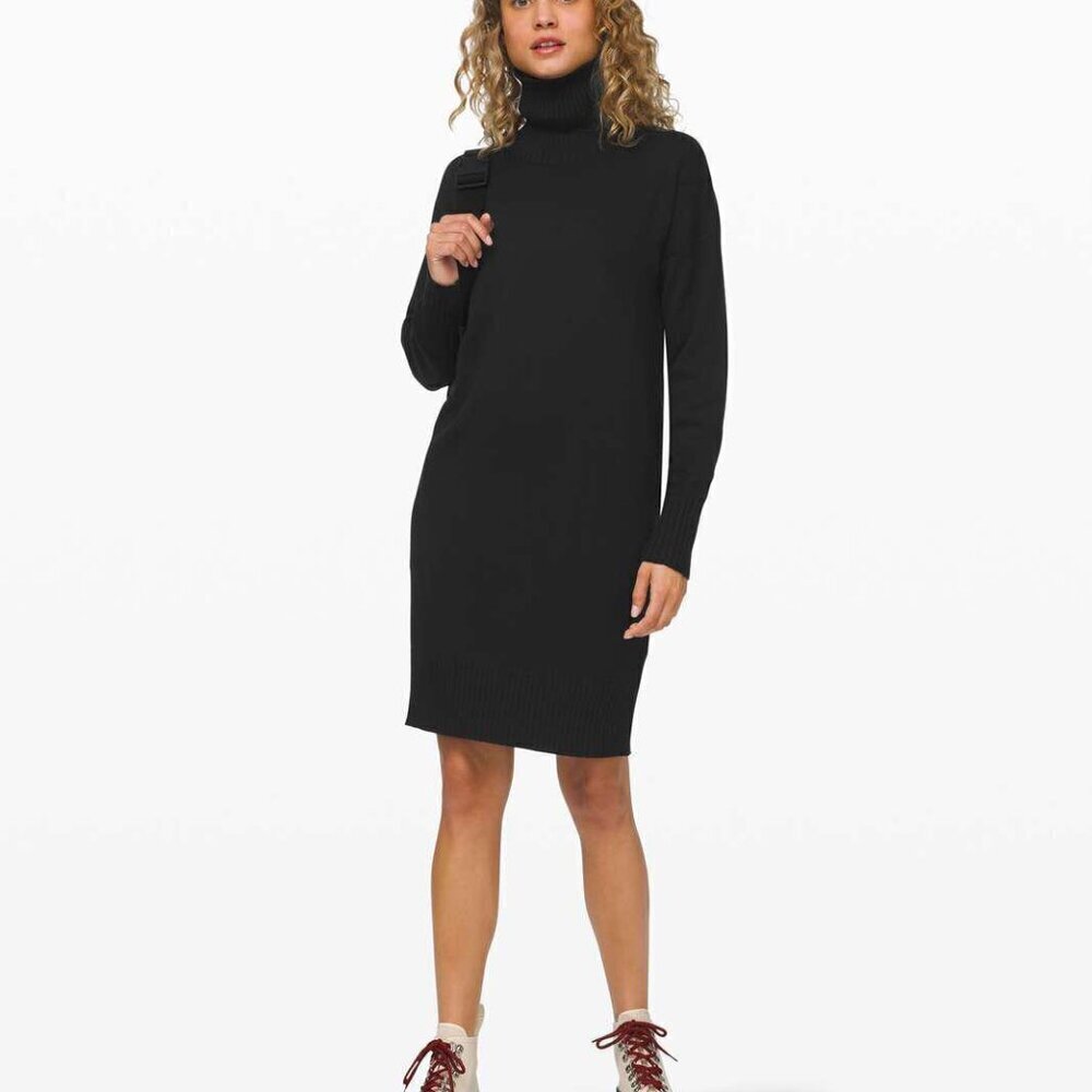 Lululemon Black Softer Still Dress - Size Small